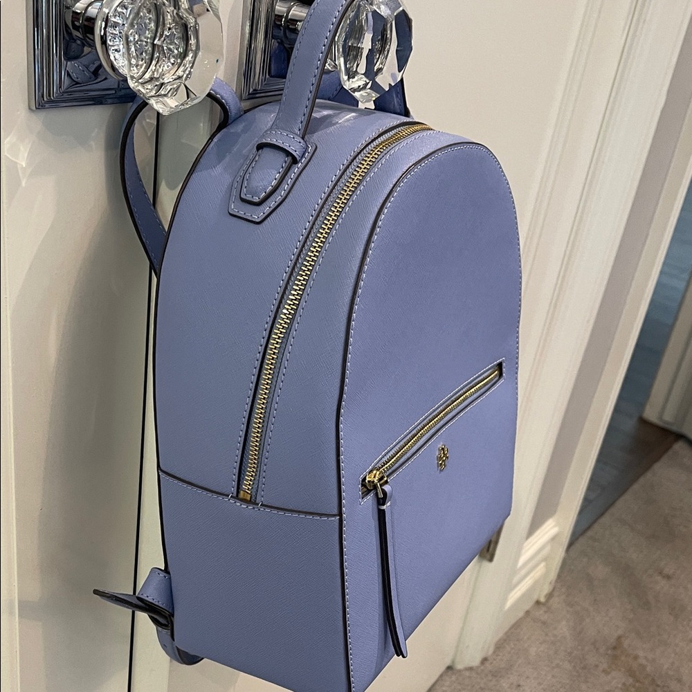 Tory Burch Blue Backpack - Picture 4 of 8